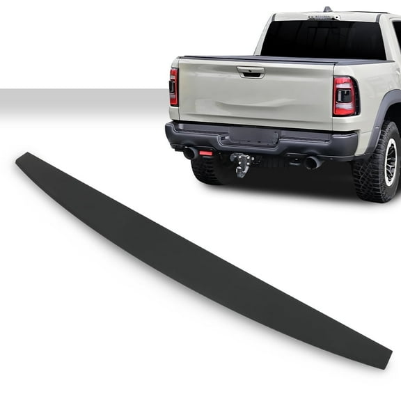 PIT66 Tailgate Spoiler Cap Molding Black Fit for Ram 2500 3500 Textured 68364364AA 2019-2022