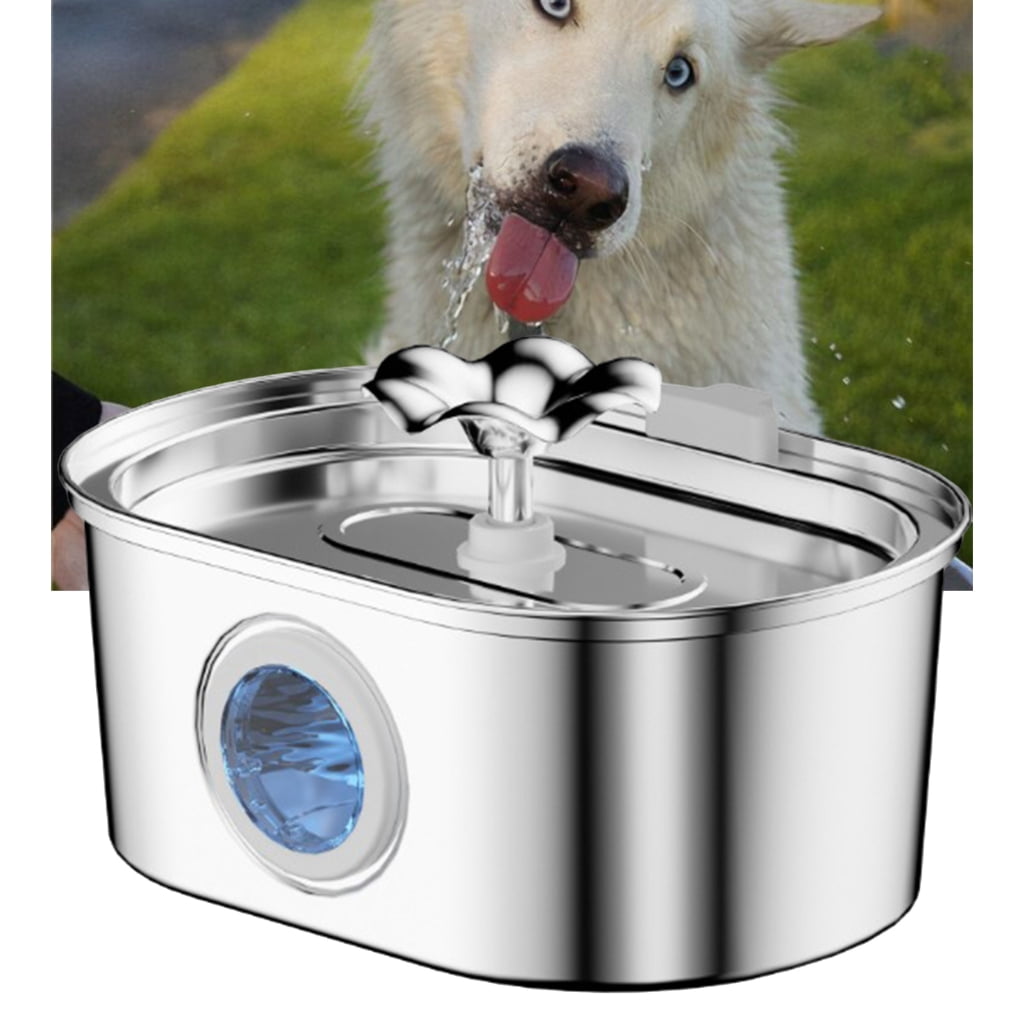 88oz Cats Fountain with Water Filtering for Dog Cats Automatic Flower Pet Water Fountain Recirculated Water Dispenser