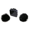 thumbnail image 4 of Yammee Lapel Microphone Windshield Muff Lavalier Muff Pin on Furry Microphone Wind Muff, 4 of 8
