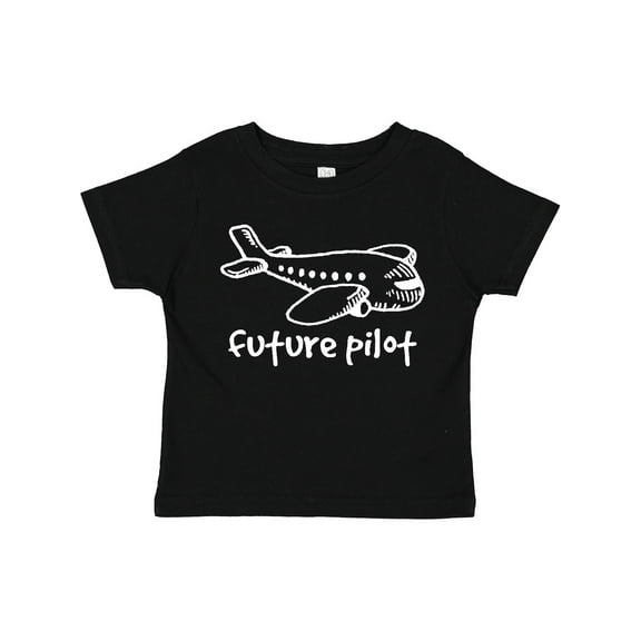 Inktastic Future Pilot Airplane Doodle Plane Boys or Girls Toddler T-Shirt