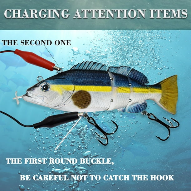 Robotic Fishing Lure Wobbler Electronic Multi Jointed Auto