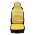 thumbnail image 1 of Ensemble de Housses de Siège de Voiture en Perles de Bois - Coussin en Maille Respirant pour l'Été - Coussin de Dossier et de Siège Sans Odeur - Design Durable à Double Enfilage - Ajustement Universel pour Tous Types de Voiture - Facile, 1 of 6