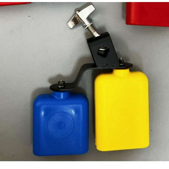 Performance Dual Cowbell Percussion Instrument Toy 1 Set Professional Cow Bell