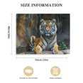thumbnail image 3 of Acheng  Large Size  Canvas Wall Art Painting Tiger Pictures Prints On Canvas Animal The Picture Artwork For Home Modern Decoration Print Ready to Hang 20x16in, 3 of 6