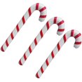 thumbnail image 1 of Decoraciones inflables, 3 bastones de caramelo inflables para fiestas navideñas y festivas extravagantes, fáciles de almacenar, 1 of 5