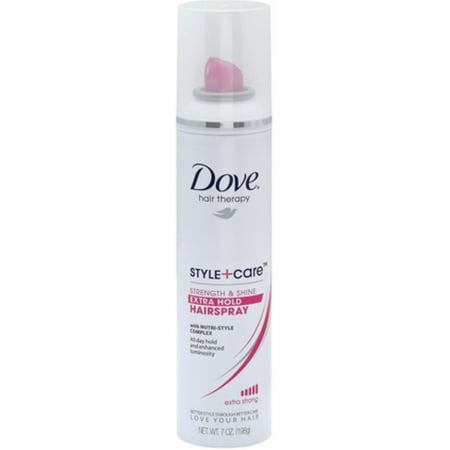Dove Style + Care Hairspray, Strength & Shine, Flexible Hold 7 oz (Pack of 6)