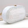 thumbnail image 4 of CAILDANL Women Acrylic Clutch Purse Marbled Evening Shoulder Bag for Wedding Cocktail Party Prom, 4 of 6