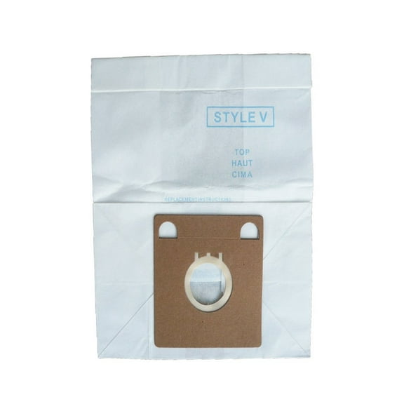 6 Eureka Style V Vacuum Bags, Power Team, Powerline, Canisters, World Vac, Home Cleaning System Vacuum Cleaners, 38