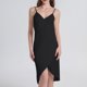 thumbnail image 3 of Vestido Vestido elegante para mujer Traje de vacaciones sin espalda ajustado asimétrico (Negro 5XL) Kuymtek Negro T 26 para Mujer, 3 of 7