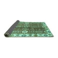 thumbnail image 2 of Ahgly Company Indoor Rectangle Abstract Turquoise Blue Modern Area Rugs, 2' x 3', 2 of 4