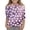 Purple, variant on Cute Summer Tops for Girls Size 10-12 Casual 3/4 Sleeve Crew Neck Girls Shirts Funny Daisy Printed T-Shirts Girls Fashion Tunic Tops Blue 11-12 Years