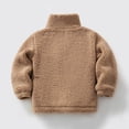 thumbnail image 4 of XQYLOS Kids Winter Jacket Loose Fit Cardigan Coat for Boys Girls, Autumn Winter Warm Outerwear Trendy Color Matching Medium Large Size, 4 of 7