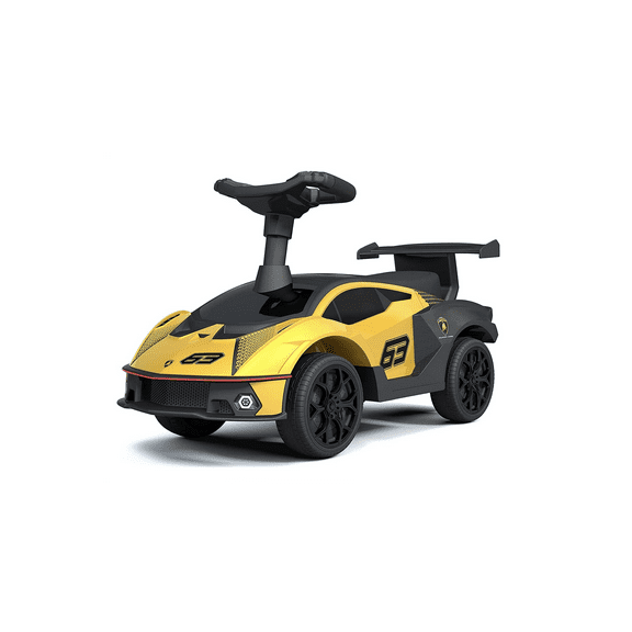 Best Ride On Cars Lamborghini Essenza SCV12 Ride On Push Car for Boys and Girls - Yellow