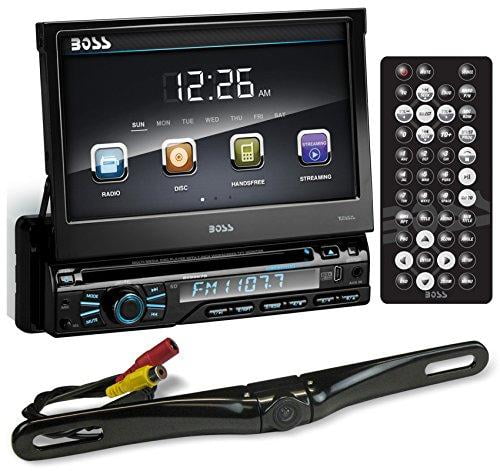 New Rockville Black Full Metal License Plate Camera 7/" Dash Mount Car Monitor