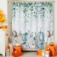 thumbnail image 4 of Shower Curtain 72"W x 72"L Fall Thanksgiving Pumpkins Eucalyptus Leaves Fabric Shower Curtains Set with Hooks Water Repellent Bathroom Curtains Machine Washable Bathroom Accessories, 4 of 6