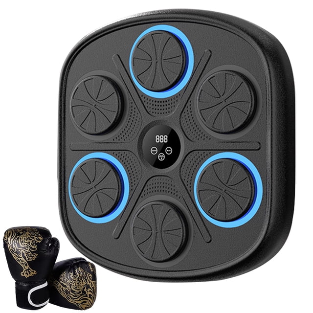 Music Boxing Machine Juego Boxeo BT Link (con Guantes para Adultos)