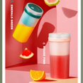 thumbnail image 3 of New Wireless Electric Blender Portable Juicer USB Rechargeable Fruit Mixer Cup Smoothie Maker 300ml Multi-function Machine, 3 of 6
