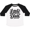 thumbnail image 3 of Inktastic Little Diva Cute Heart Design Girls Toddler T-Shirt, 3 of 5
