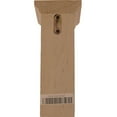 thumbnail image 4 of Ekena Millwork 3 3/4"W x 5 1/2"D x 9 1/2"H Small Floral Corbel, Maple, 4 of 4