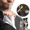 thumbnail image 2 of Urna para mascotas de acero de titanio, colgante minimalista de Perfume, collar, botellas de almacenamiento de cenizas conmemorativas, joyería de moda, 2 of 5
