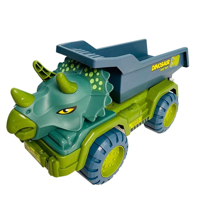 Coche de dinosaurio grande para niños, camión excavadora, coche de transporte, juguetes para niños, camión portador, vehículo, dinosaurio de juguete