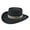Black, variant on Prolriy Fedora Hats for Men Women and Men Unisex Hat Steam Punk Hat Top Hat Fashion Ribbon Decorative Hat Mens Hats Black