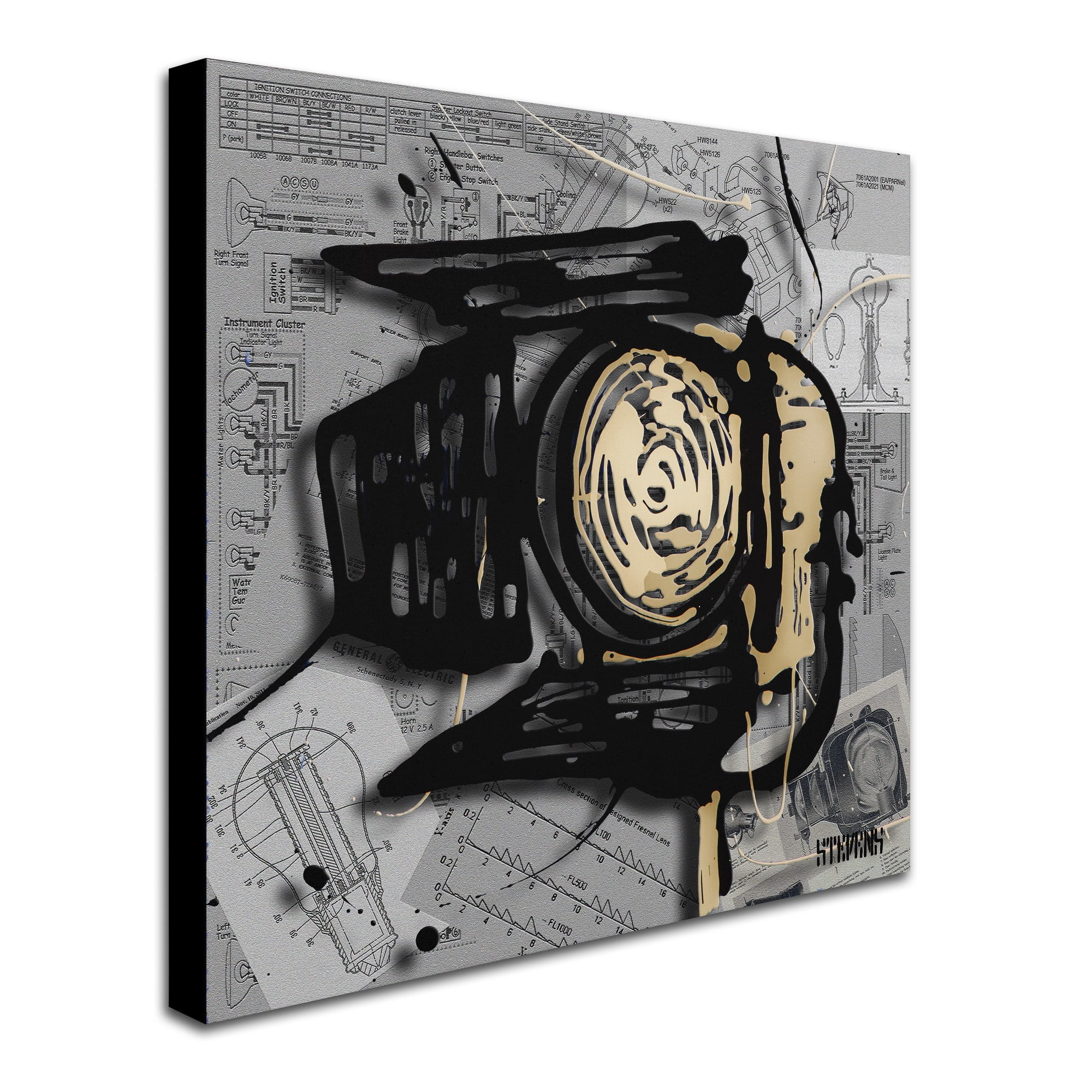 Trademark Fine Art "Movie Light" Canvas Art by Roderick Stevens