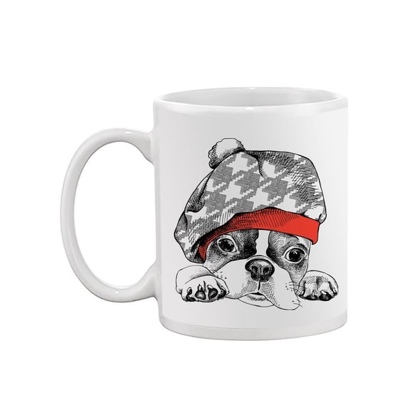 French Bulldog In A Beret Hat Mug -Image by Shutterstock,
