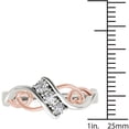 thumbnail image 4 of 1/10 Carat T.W. Diamond Pink Two-Tone Heart 10kt White Gold Fashion Ring, 4 of 5