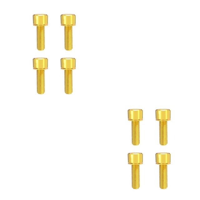 Soidarity 4 piezas de fijación de freno de disco Blot componente modificado Universal aleación de titanio brazo de manivela tornillo reemplazos Type6 NO6 Soidarity CBP489394
