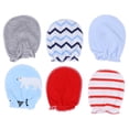 thumbnail image 2 of EeaseMX pares de manoplas de algodón para bebés de 0 a 6 meses (juego de 3 pares, juego de 2) (estilo mixto), 2 of 7