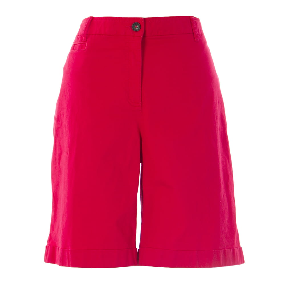 Boden - BODEN Women's Basic Chino Shorts US Sz 4 Red - Walmart.com ...
