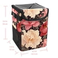 thumbnail image 5 of Peony Foldable Car Trash Can with Lid, Leak-Proof, and Hanging Storage Bag - Trash Can for Car and Car Trash Bin, 5 of 6