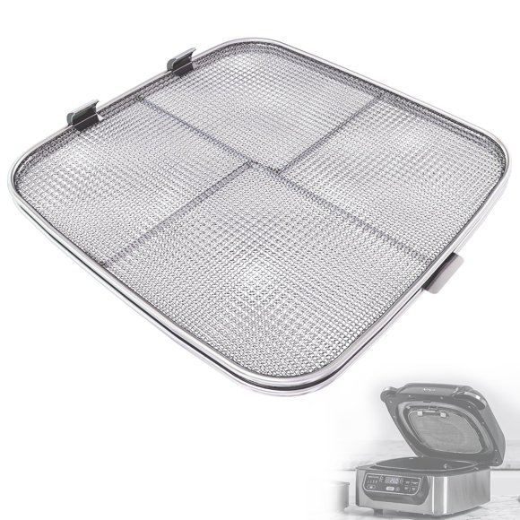 Bouclier Anti-Éclaboussures en Acier Inoxydable pour Ninja Foodi AG301, Accessoires pour Friteuse à Air Chaud Ninja Foodi 5-en-1 Grill Intérieur, Pièces de Rechange pour Ninja Foodi AG300, AG300C, AG301C, AG302, AG400