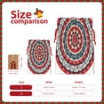 thumbnail image 3 of Pofeuu Round Design Print Burlap Bags with Drawstrings Drawstring Gift Bags Pouch Bag for Thankgiving Birthday Party Gift Wrapping Treats and Party Favors-Medium, 3 of 9