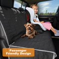 thumbnail image 3 of Funda de asiento de coche para perros Reliadura para asiento trasero a prueba de agua, 3 of 7