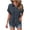 A212 Dark Gray, variant on Auralook Women's Solid Button Down Shirt Short Sleeve Casual Blouse Shirts V Neck Collared Tops Button Up Casual Blouses Top,White,L