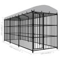 thumbnail image 4 of vidaXL Outdoor Dog Kennel with Roof 177.2"x59.1"x82.7", 4 of 6