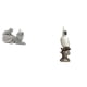 thumbnail image 1 of Escultura De Gato Y Loro, Adorno De Mesa, Artesanía, Figura Decorativa, Estatua De Animal, Resina, Para Interior, Dormitorio, Sala De Estar, Oficina, Regalo De Inauguración De La Casa,, 1 of 8