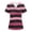 Light Blue, variant on OIOLOYJM Scrub Tops for Women 2026 Casual V-Neck Short Sleeve Striped Tops Cotton Work T-Shirts Basic Pullover with Pockets Saffron M