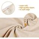 thumbnail image 2 of Fundas de almohada decorativas, paquete de 4, diseño de lino y algodón suave, para sofá, dormitorio, silla, asiento de coche, estilo rústico, 45,7 x 45,7 cm., 2 of 5
