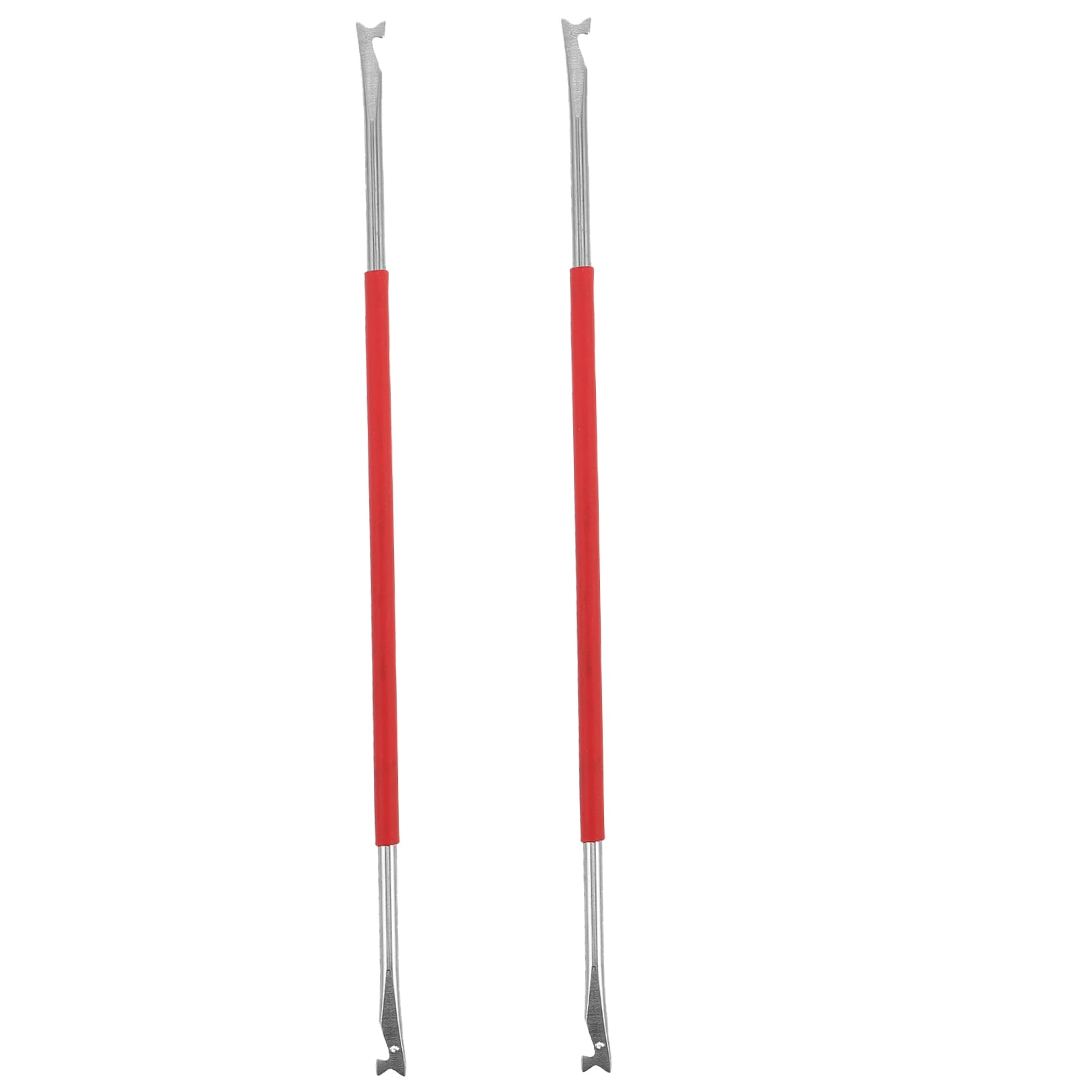 OUNONA Red Metal & Plastic Wind Instrument Repair Kit with Double-Headed Tools, 2-Piece Set for Convenient Maintenance & Fixing
