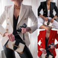 thumbnail image 2 of Primavera Verano nueva mujer elegante abrigo de un solo pecho traje chaqueta Casual abrigo Oficina chándal trajes Blazer pantalones SetXL Gao Jinjia LED, 2 of 2