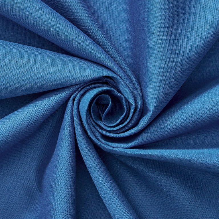 100% Cotton Fabric Royal Blue