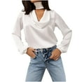 thumbnail image 1 of Hauts pour Femmes à Manches Longues Décontractés Manches Longues Femmes Hauts à Manches Longues pour Sortir pour Femmes Hauts pour Femme T-Shirt à Manches Longues pour Femmes Hauts pour Femmes à Manches Longues, 1 of 4