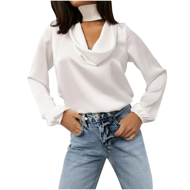 Hauts pour Femmes à Manches Longues Décontractés Manches Longues Femmes Hauts à Manches Longues pour Sortir pour Femmes Hauts pour Femme T-Shirt à Manches Longues pour Femmes Hauts pour Femmes à Manches Longues