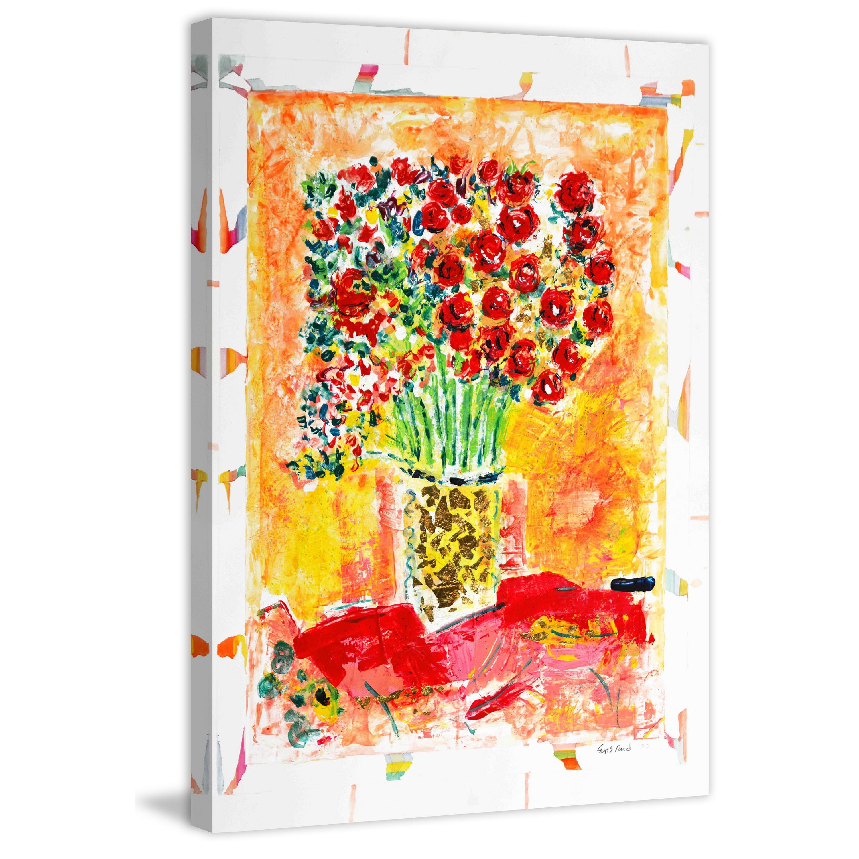 Marmont Hill "Spring Bouquet" by Wayne Ensrud Painting Print on Canvas