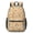 Corgi and Bone Peach Pattern, variant on Dog Paw Print White Pattern 17" Waterproof Oxford School Backpacks for Teens, S-Shape Padded Straps, for School, Travel, Hiking, Camping
