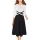 thumbnail image 1 of Vestido VFSHOW Colorblock Work Business Office para mujer, 1 of 7