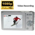 thumbnail image 3 of MAKATA Compact Digital Camera 50MP 16X Zoom HD 1080P - Point and Shoot Digital Camera 32GB Two Batteries - Kids Camera for Boys Girls Toddler Kids Students Beginners - Birthday  Holiday Gift (SILVER), 3 of 10